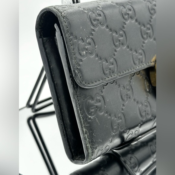 Authentic GUCCI Guccissima Signature Icon Continental Wallet - Picture 5 of 14